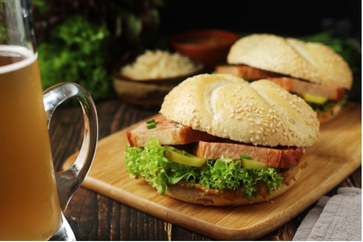 na hamburger do viedne