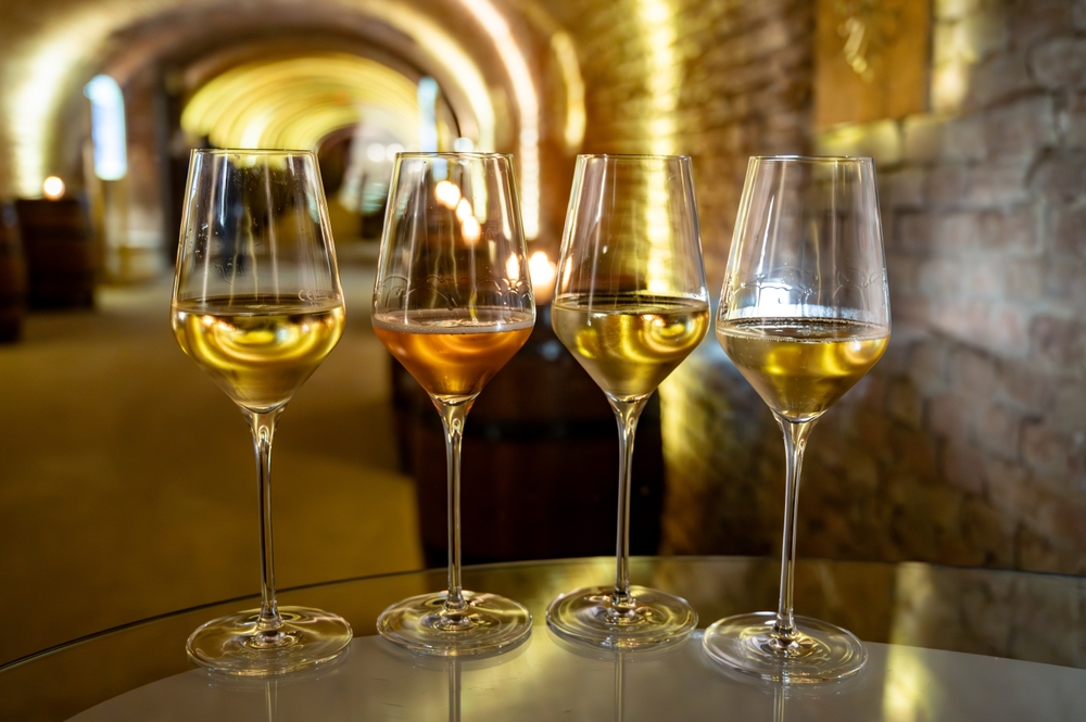 Visit of wine cellar, tasting of brut champagne